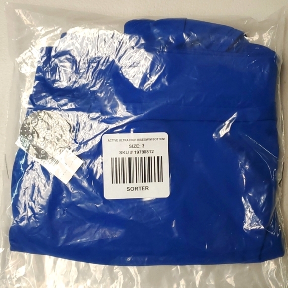 ❤️NWT TORRID ACTIVE SWIM BOTTOM ULTRA HIGH RISE POCKETS POWER MESH TUMMY CONTROL - Picture 3 of 9